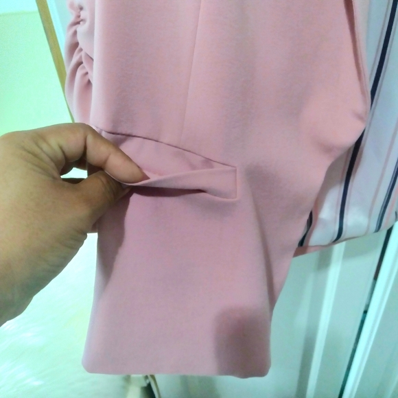 One by Chapter One Open Front Jacket Pink Sz M/M - Picture 6 of 9